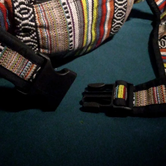 New Nepal Adjustable Cotton Fanny Pack Waist Bag Unisex Travel - Picture 6 of 6